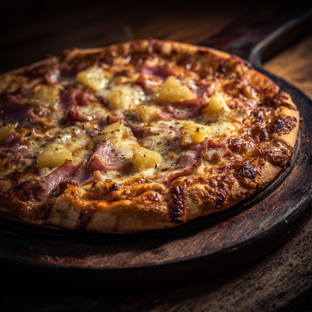 Ham and Pineapple pizza