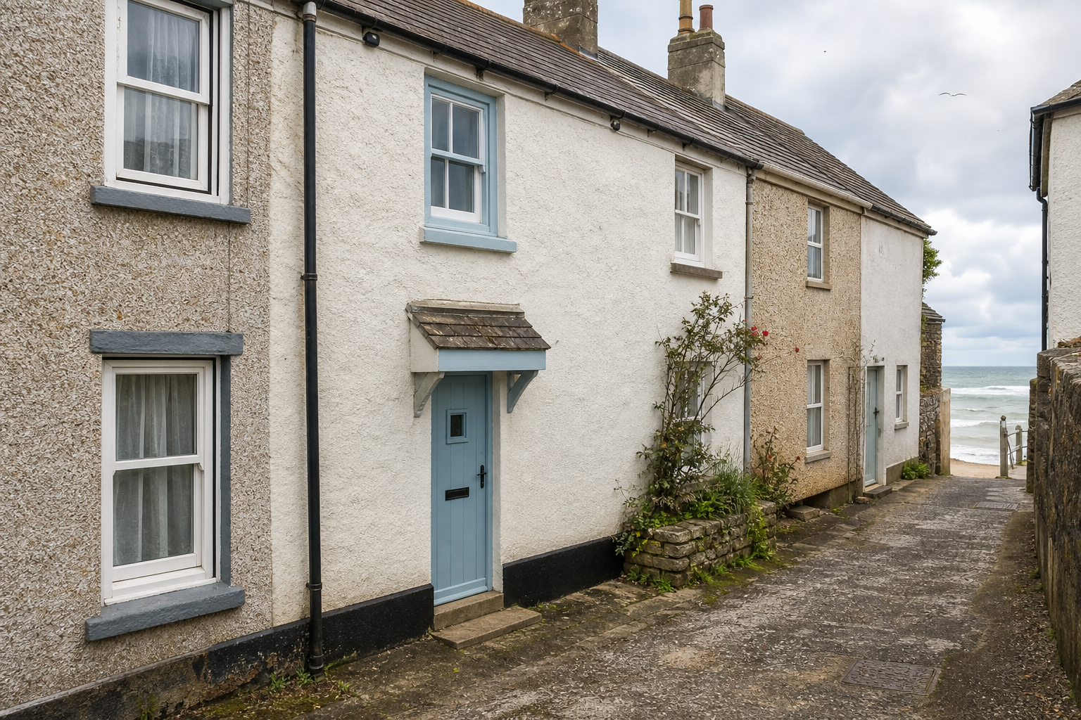 Terraced seaside cottage on Herring Lane