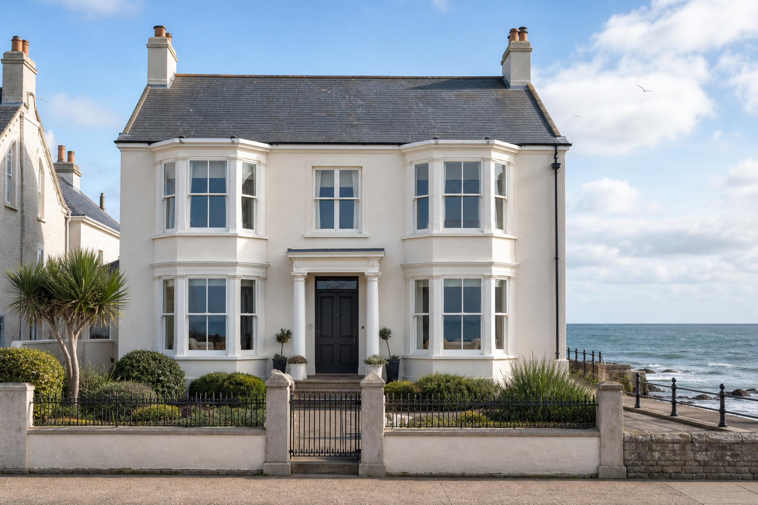 Detached seaside villa on Promenade Walk