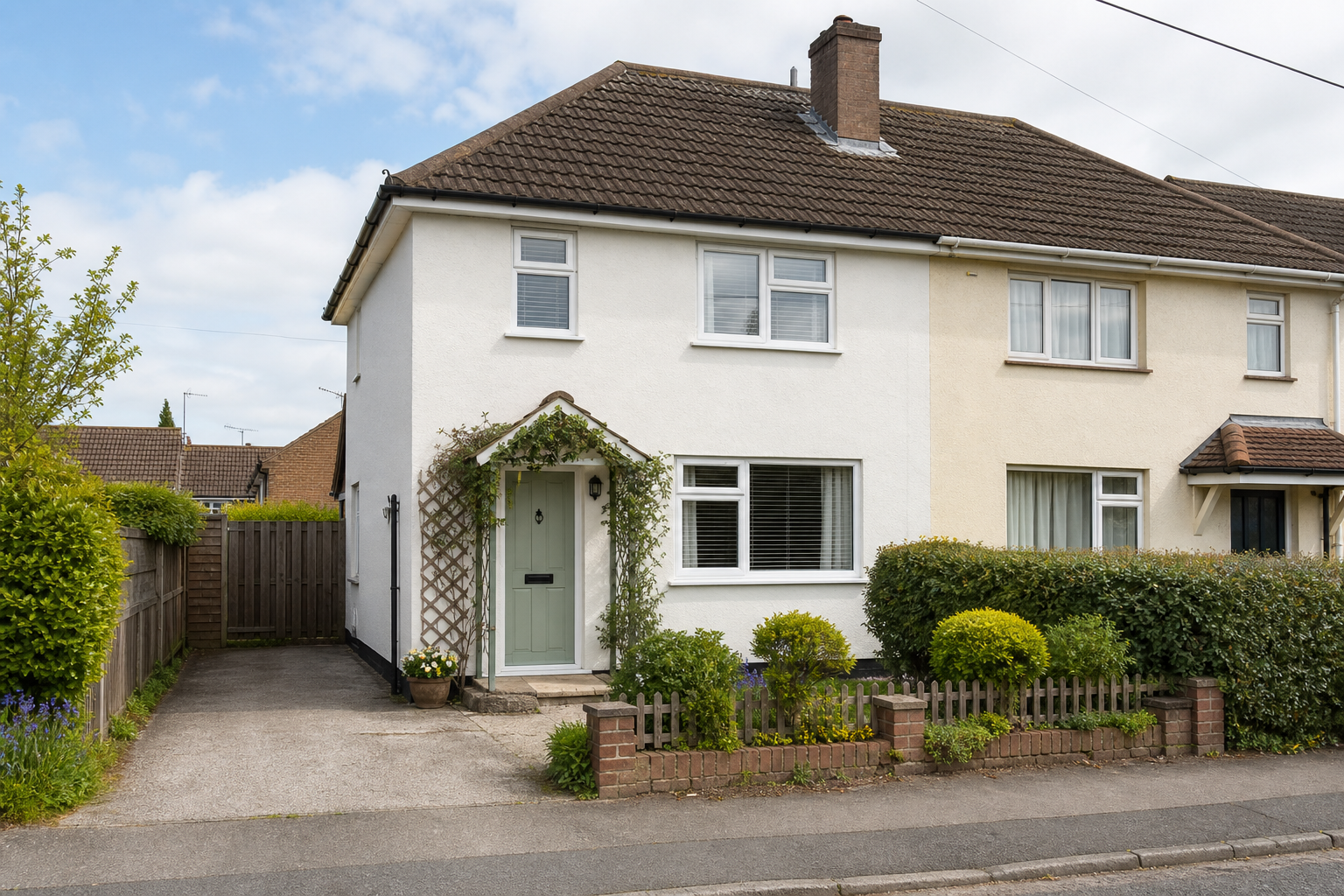 Semi-detached family home on Trellis Road